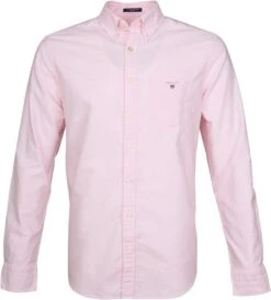 Gant Casual Overhemd Oxford Roze
