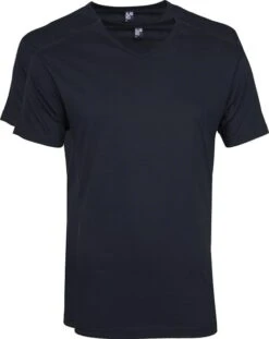 Alan Red Vermont T-shirts V-Hals Navy (2Pack)