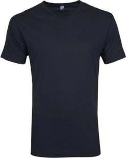 Alan Red Vermont T-shirts V-Hals Navy (2Pack) 10 Alan Red Vermont T-shirts V-Hals Navy (2Pack) -Kleding Kortingswinkel 61977 2