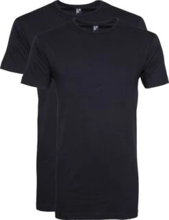 Alan Red Derby Extra Lang T-Shirt Navy (2-Pack) -Kleding Kortingswinkel 62256 9 1
