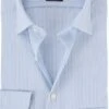 OLYMP Luxor MF Overhemd Streep Blauw SL7 -Kleding Kortingswinkel 62262 1
