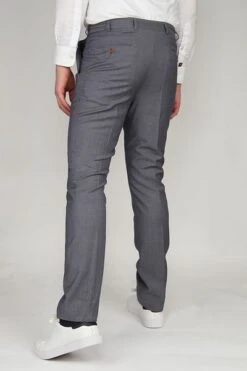 Suitable Pantalon Evans Wol Antraciet -Kleding Kortingswinkel 62356 8
