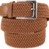 Suitable Geweven Riem Taupe Cognac 1 Suitable Geweven Riem Taupe Cognac -Kleding Kortingswinkel 62467 4