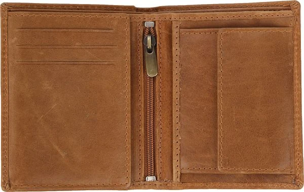 Suitable Portemonnee Nikkei Lichtbruin Leer - Skim Proof 4 Suitable Portemonnee Nikkei Lichtbruin Leer - Skim Proof - Afbeelding 2