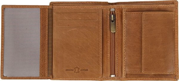 Suitable Portemonnee Nikkei Lichtbruin Leer - Skim Proof 5 Suitable Portemonnee Nikkei Lichtbruin Leer - Skim Proof - Afbeelding 3