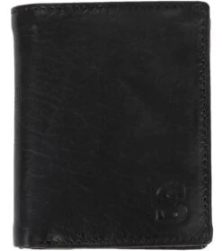 Suitable Portemonnee Nikkei Zwart Leer - Skim Proof -Kleding Kortingswinkel 62662 6 1