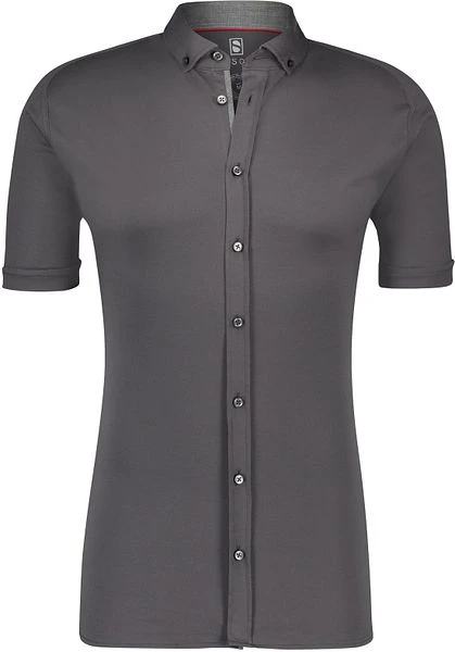 Desoto Overhemd Korte Mouw Antraciet 083 3 Desoto Overhemd Korte Mouw Antraciet 083
