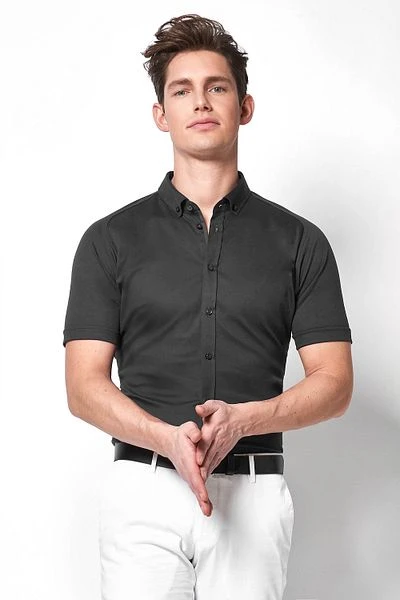 Desoto Overhemd Korte Mouw Antraciet 083 7 Desoto Overhemd Korte Mouw Antraciet 083 - Afbeelding 5