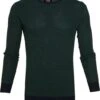 Suitable Katoen Bince Pullover Donkergroen