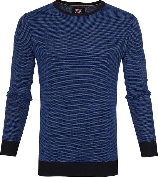 Suitable Katoen Bince Pullover Blauw 8 Suitable Katoen Bince Pullover Blauw - Afbeelding 6