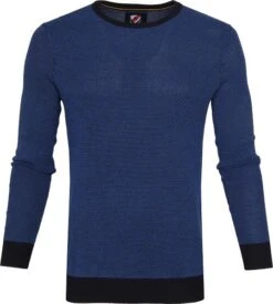 Suitable Katoen Bince Pullover Blauw