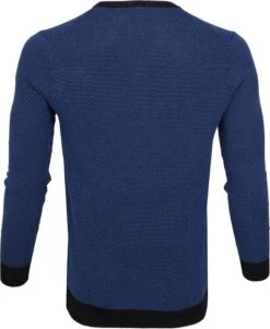 Suitable Katoen Bince Pullover Blauw 11 Suitable Katoen Bince Pullover Blauw -Kleding Kortingswinkel 63413 4