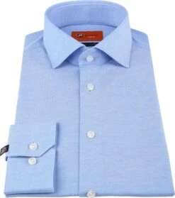 Suitable Jersey Overhemd Lichtblauw -Kleding Kortingswinkel 64013 6 1