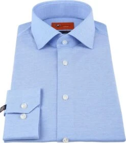 Suitable Jersey Overhemd Lichtblauw -Kleding Kortingswinkel 64013 6