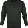 Colorful Standard Sweater Organic Donkergroen -Kleding Kortingswinkel 64217 1