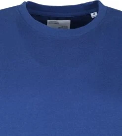 Colorful Standard Organic T-shirt Blauw -Kleding Kortingswinkel 64223 2 1