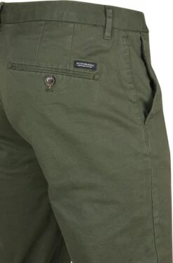 Scotch And Soda Stuart Chino Donkergroen -Kleding Kortingswinkel 64248 7