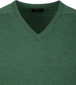 William Lockie V-Hals Lamswol Groen -Kleding Kortingswinkel 64280 2 1