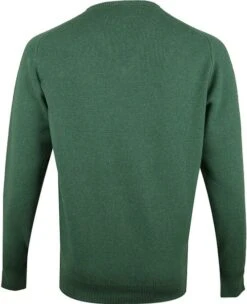 William Lockie V-Hals Lamswol Groen -Kleding Kortingswinkel 64280 4