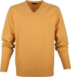 William Lockie V-Hals Lamswol Geel -Kleding Kortingswinkel 64290 1 1