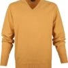William Lockie V-Hals Lamswol Geel -Kleding Kortingswinkel 64290 1