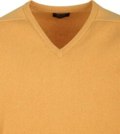 William Lockie V-Hals Lamswol Geel -Kleding Kortingswinkel 64290 2 1