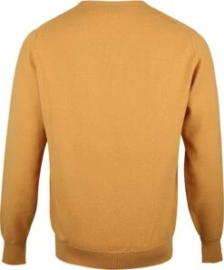 William Lockie V-Hals Lamswol Geel -Kleding Kortingswinkel 64290 4