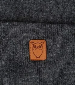 KnowledgeCotton Apparel Muts Wol Antraciet -Kleding Kortingswinkel 64365 2 1