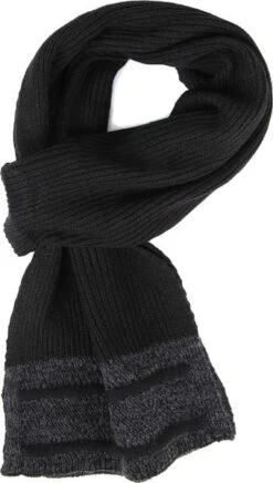 Suitable Heren Sjaal Zwart 19-20 -Kleding Kortingswinkel 64381 1 1