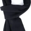 KnowledgeCotton Apparel Sjaal Wol Donkerblauw