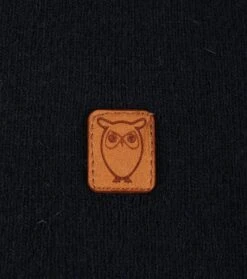 KnowledgeCotton Apparel Sjaal Wol Donkerblauw -Kleding Kortingswinkel 64485 2 1