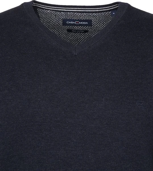 Casa Moda Pullover Navy 4 Casa Moda Pullover Navy - Afbeelding 2