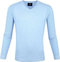 Suitable Katoen Steven Pullover Blauw