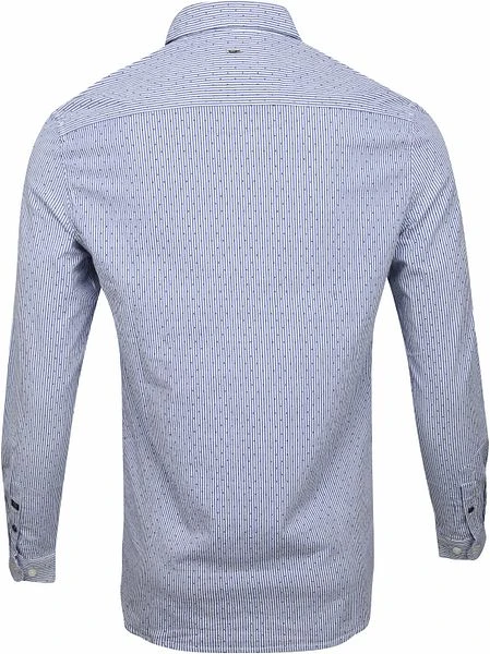 Petrol Overhemd Streep Stip Blauw 7 Petrol Overhemd Streep Stip Blauw - Afbeelding 5