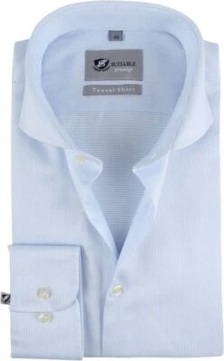 Suitable Overhemd Travel Blauw Dobby 11 Suitable Overhemd Travel Blauw Dobby -Kleding Kortingswinkel 65481 1 1