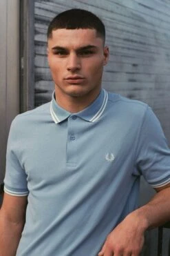 Fred Perry Polo Lichtblauw L15 -Kleding Kortingswinkel 65753 5