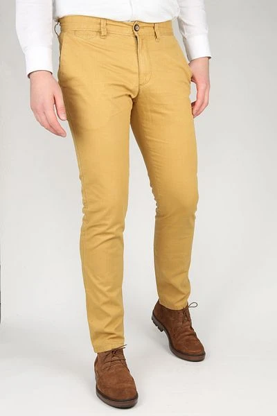 Suitable Chino Sartre Oker 4 Suitable Chino Sartre Oker - Afbeelding 2