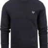 Fred Perry Sweater Logo Navy 1 Fred Perry Sweater Logo Navy -Kleding Kortingswinkel 66690 5