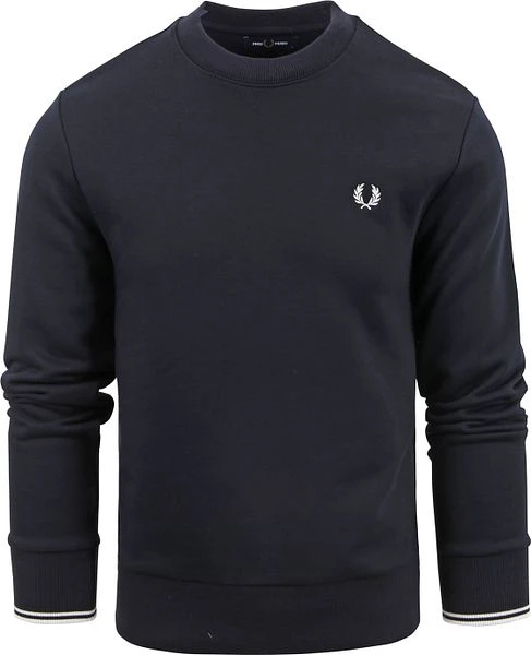Fred Perry Sweater Logo Navy 3 Fred Perry Sweater Logo Navy