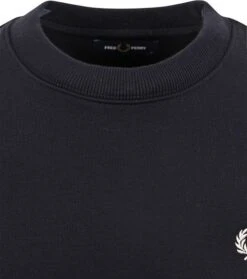 Fred Perry Sweater Logo Navy 10 Fred Perry Sweater Logo Navy -Kleding Kortingswinkel 66690 6