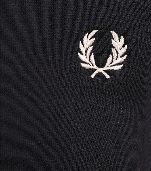 Fred Perry Sweater Logo Navy 6 Fred Perry Sweater Logo Navy - Afbeelding 4