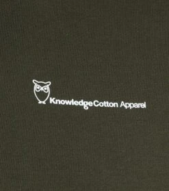 KnowledgeCotton Apparel Trui Logo Donkergroen 12 KnowledgeCotton Apparel Trui Logo Donkergroen -Kleding Kortingswinkel 66767 3