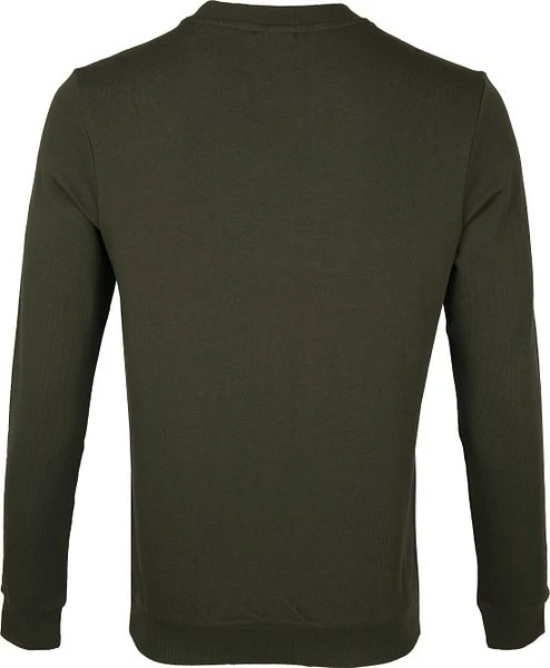 KnowledgeCotton Apparel Trui Logo Donkergroen 8 KnowledgeCotton Apparel Trui Logo Donkergroen - Afbeelding 6