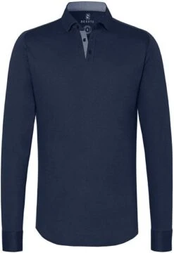 Desoto Polo New Hai Strijkvrij Donkerblauw -Kleding Kortingswinkel 66792 1 1