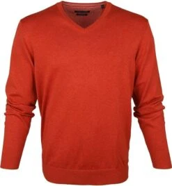 Casa Moda Pullover V-Hals Oranje -Kleding Kortingswinkel 67235 1 1