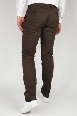 Suitable Chino Sartre Donkerbruin -Kleding Kortingswinkel 67384 6