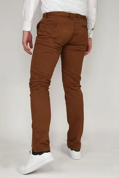 Suitable Chino Sartre Cognac 5 Suitable Chino Sartre Cognac - Afbeelding 3