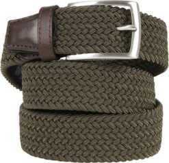 Profuomo Geweven Riem Groen