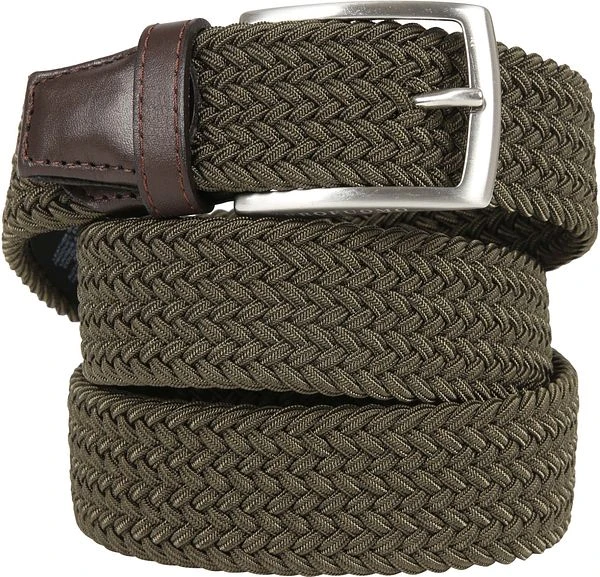 Profuomo Geweven Riem Groen 3 Profuomo Geweven Riem Groen