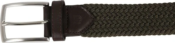 Profuomo Geweven Riem Groen 8 Profuomo Geweven Riem Groen - Afbeelding 6
